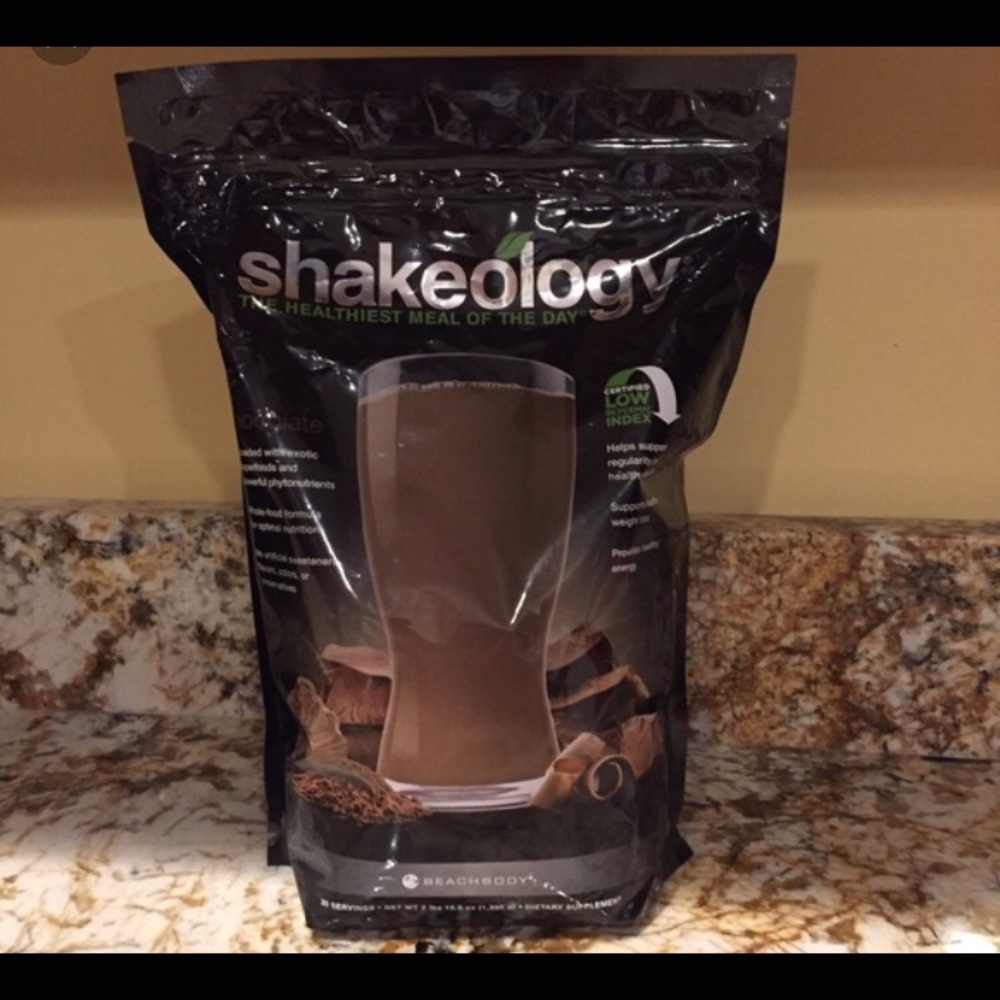 Big bag of chocolate shakeology